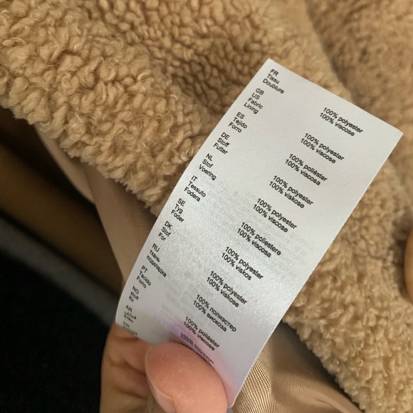 Authentic MAJE Teddy Coat - size XS- S - Picture 9 of 11